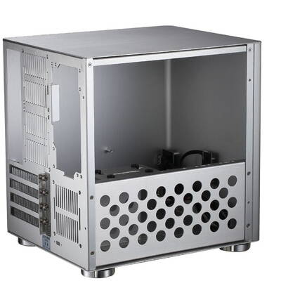 Carcasa PC Jonsbo V4 Micro-ATX Cube - Argintiu