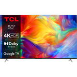 Televizor TCL LED Smart TV 50P638 Seria P638 126cm negru-argintiu 4K UHD HDR