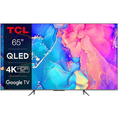 Televizor TCL LED Smart TV QLED 65C635 Seria C63 164cm 4K UHD HDR