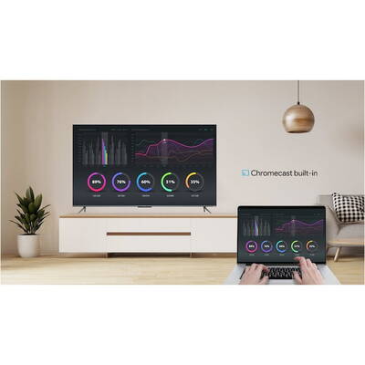 Televizor TCL LED Smart TV QLED 65C635 Seria C63 164cm 4K UHD HDR