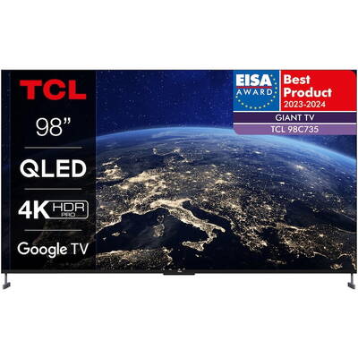 Televizor TCL LED Smart TV QLED 98C735 Seria C735 248cm 4K UHD HDR