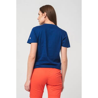 Pegas TRICOU  LOGO MULTICOLOR FEMEI  ROYAL BLU