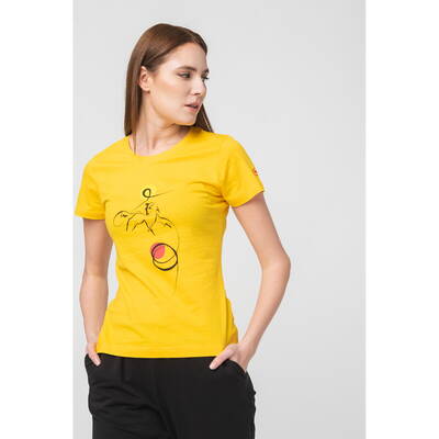 TRICOU CASUAL F CAL PEGAS YELLOW-L