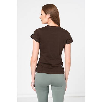 Pegas TRICOU  LOGO ORANGE FEMEI  COFFEE-L