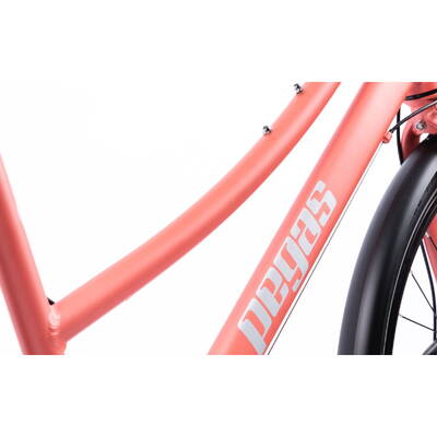 Bicicleta Pegas Hoinar aluminiu 28 inch, Shimano Deore 9 viteze, Roz Mat