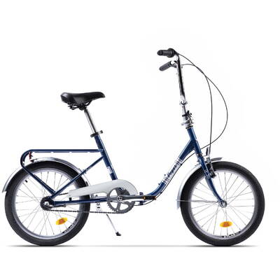 Pegas Bicicleta Practic Retro 20 inch, Otel, 3S Albastru