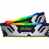 Memorie RAM Kingston Fury Renegade RGB Black Intel XMP 3.0, 96GB, DDR5-6000MHz, CL32, Dual Channel