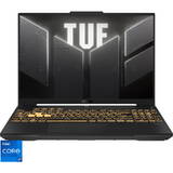 Laptop Asus Gaming 16'' TUF F16 FX607JU, FHD+ 165Hz, Procesor Intel Core i7-13650HX (24M Cache, up to 4.90 GHz), 16GB DDR5, 1TB SSD, GeForce RTX 4050 6GB, No OS, Mecha Gray