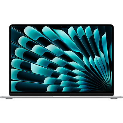 Laptop Apple 15.3'' MacBook Air 15 with Liquid Retina, M3 chip (8-core CPU), 8GB, 256GB SSD, M3 10-core GPU, macOS, Silver, INT keyboard, 2024