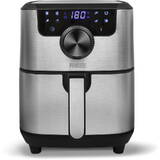 Princess Friteuza cu aer cald  Deluxe 182033, 1500W, 4.5L,  Black/Stainless Steel