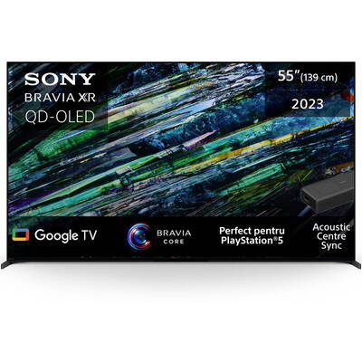 Televizor Sony Smart TV XR-55A95L Seria A95L 139cm negru 4K UHD HDR