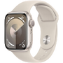 Smartwatch Apple Series 9 GPS 41mm Starlight Aluminium Case with Sport Band M/L - Starlight