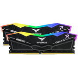 Memorie RAM Team Group Delta RGB DDR5 32GB 7600 MHz CL 36 DualKit, DIMM, XMP, Black