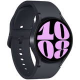 Smartwatch Samsung Watch 6 SM-R930, ecran AMOLED 1.31", 2GB RAM, 16GB Flash, Bluetooth 5.3, Carcasa Aluminiu, 40mm, Waterproof 5ATM (Negru)