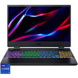 Laptop Acer Gaming 15.6'' Nitro 5 AN515-58, QHD IPS 165Hz, Procesor Intel Core i9-12900H (24M Cache, up to 5.00 GHz), 32GB DDR5, 1TB SSD, GeForce RTX 4060 8GB, No OS, Black