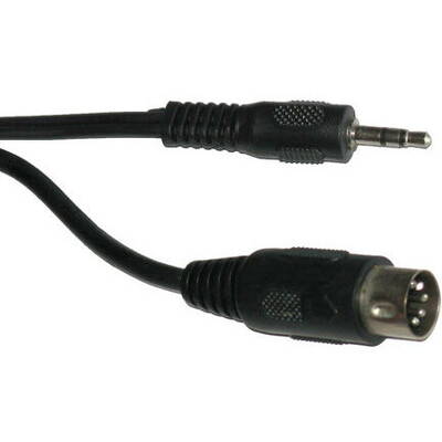 LECHPOL Cablu de conectare KPO2846-1.2, 5 pini DIN, Jack 3.5 mm stereo, lungime 1.2 m
