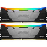 Memorie RAM Kingston FURY Renegade Black RGB 16GB DDR4 3200MHz CL16 Dual Channel Kit