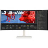 Monitor LG UltraWide 38WR85QC-W Curbat 37.5 inch UWQHD+ IPS 1 ms 144 Hz KVM USB-C HDR FreeSync Premium Pro & G-Sync Compatible