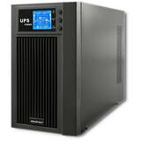 UPS QOLTEC 53043 | On-line | Pure Sine Wave | 3kVA | 2.4k0W | LCD | USB