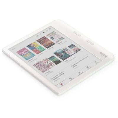 eBook Reader Kobo Libra Colour, 7 inch Comfort Light PRO, IPX8, 32GB, Wireless, White