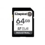 Card de Memorie Kingston SDXC Industrial 64GB, Class 10, UHS-I U3, V30, A1
