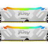 Memorie RAM Kingston FURY Renegade RGB White Intel XMP 3.0, 32GB, DDR5-7600MHz, CL38, Dual Channel