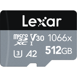 Card de Memorie Lexar 512GB microSDXC SILVER 1066x UHS-I/U1/A2 R160/W120 (V30)