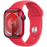 Watch S9, Cellular, 41mm Carcasa Aluminium RED, RED Sport Band - S/M