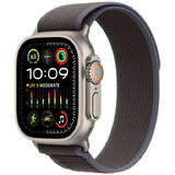Smartwatch Apple Watch Ultra 2, Cellular, 49mm Carcasa Titanium, Blue/Black Trail Loop - M/L