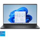 Laptop Dell 15.6'' Vostro 3520 (seria 3000), FHD 120Hz, Procesor Intel Core i5-1235U (12M Cache, up to 4.40 GHz, with IPU), 16GB DDR4, 512GB SSD, Intel Iris Xe, Win 11 Pro, Carbon Black