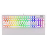 Omnis Pudding Onyx White RGB Kailh Red Swtich Mecanica