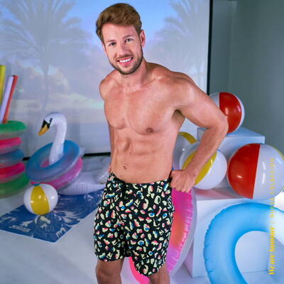 Joma Pantaloni Scurți Bermude Pentru Plajă BărbaȚi Party Negru