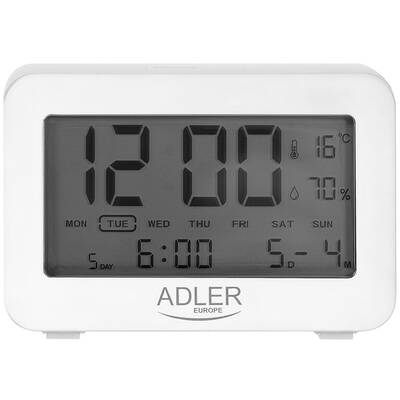 Adler Ceas cu alarma pe baterii AD1196W