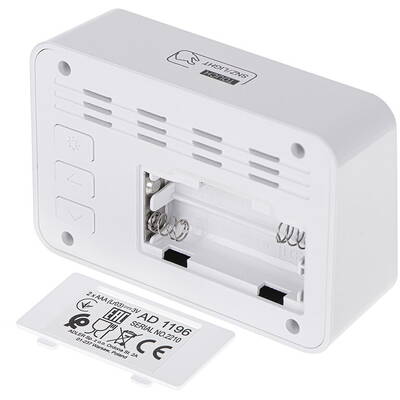 Adler Ceas cu alarma pe baterii AD1196W