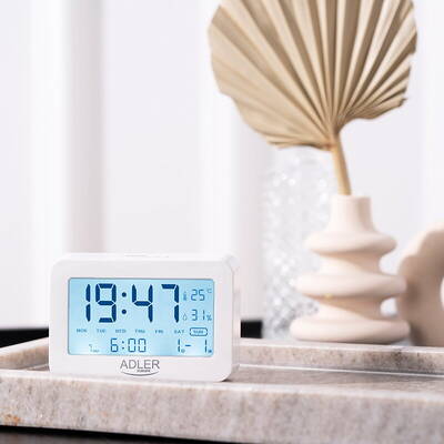 Adler Ceas cu alarma pe baterii AD1196W
