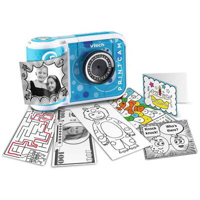 Aparat foto compact VTech Kidizoom Print Cam blue
