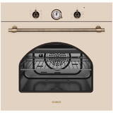 SC620VTV, clasa A, 58 litri, 6 functii, grill, ventilator, timer, design vintage, 2200 W, bej