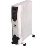 Calorifer electric Albatros RA-11ST, 3 trepte, 2500 W, 520 x 290 x 615 mm, 11 elementi, termostat reglabil