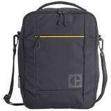 Borseta Code - Hex Go, material 420D hexagonal, buzunar cu fermoar - negru