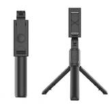 Selfie Stick Stabil cu Telecomanda, 100cm - Techsuit (S05) - Black