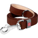 Natural leather dog leash WAUDOG W. 20mm, lgth. 122cm brown