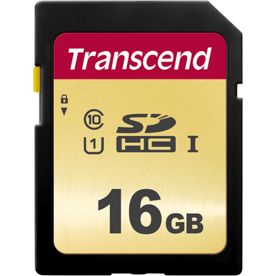 Card de Memorie Transcend SDC500S SDHC, 16GB, Clasa 10