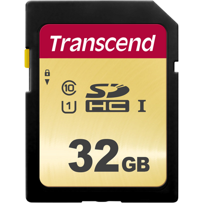 Card de Memorie Transcend SDC500S SDHC, 32GB, Clasa 10