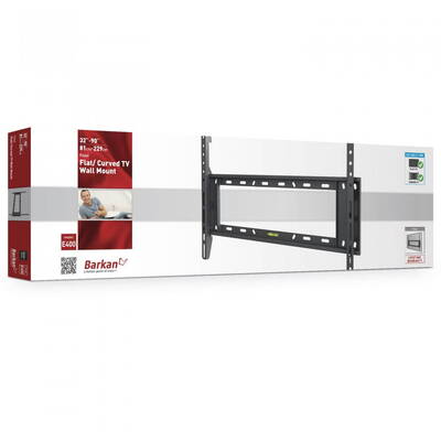 Suport TV / Monitor BARKAN FLAT/ CURVED TV FIXED WALL MOUNT 32"-90"