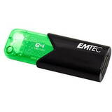 Memorie USB Emtec 64 GB B110  USB 3.2 Click Easy Green