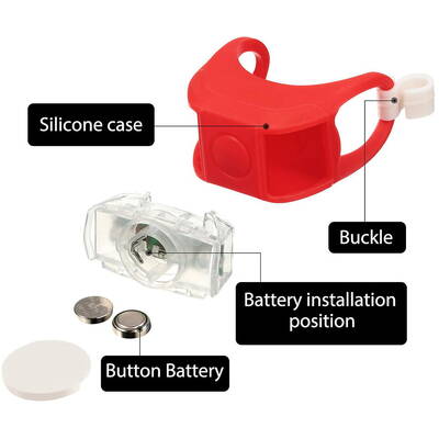 Stop pentru Bicicleta cu Baterie (set 2) - Techsuit (THBL4) - Blue