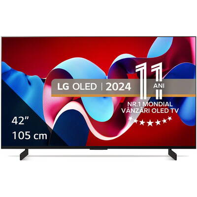 Televizor LG Smart TV OLED42C41LA Seria evo C4 105cm 4K UHD HDR