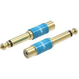Adapter audio 6,35mm męski na RCA żeński Vention VDD-C03 niebieski
