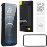 Szkło hartowane z powłoką przeciwpyłową 0.3mm Baseus Schott HD do iPhone 12 Pro Max