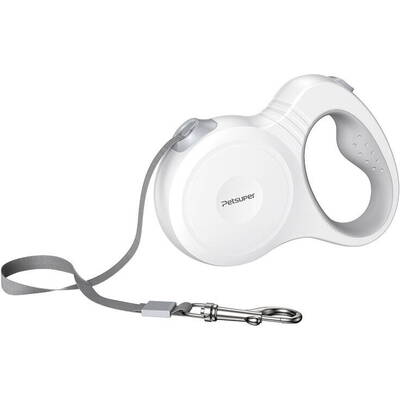 Petsuper Dog Automatic Retractable Leash 5m (white)